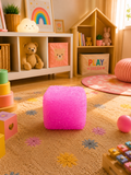 Pink Textured Cube