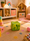 Green Marble Cube Squishy