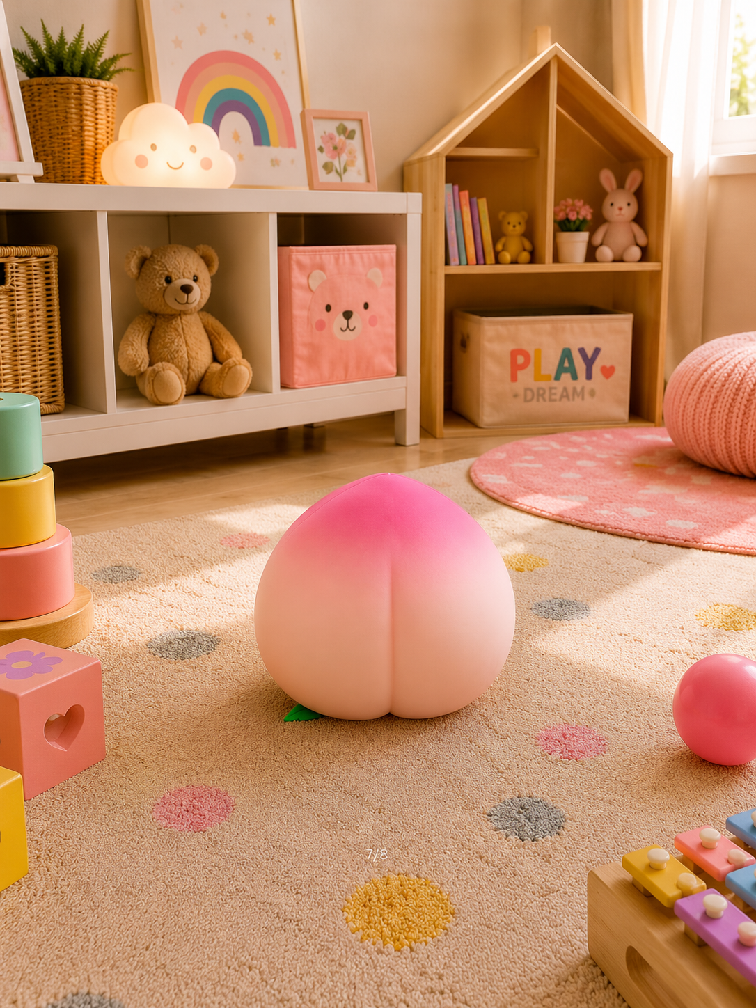 Jumbo Peach Squishy