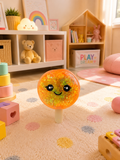 Orange Round Lollipop