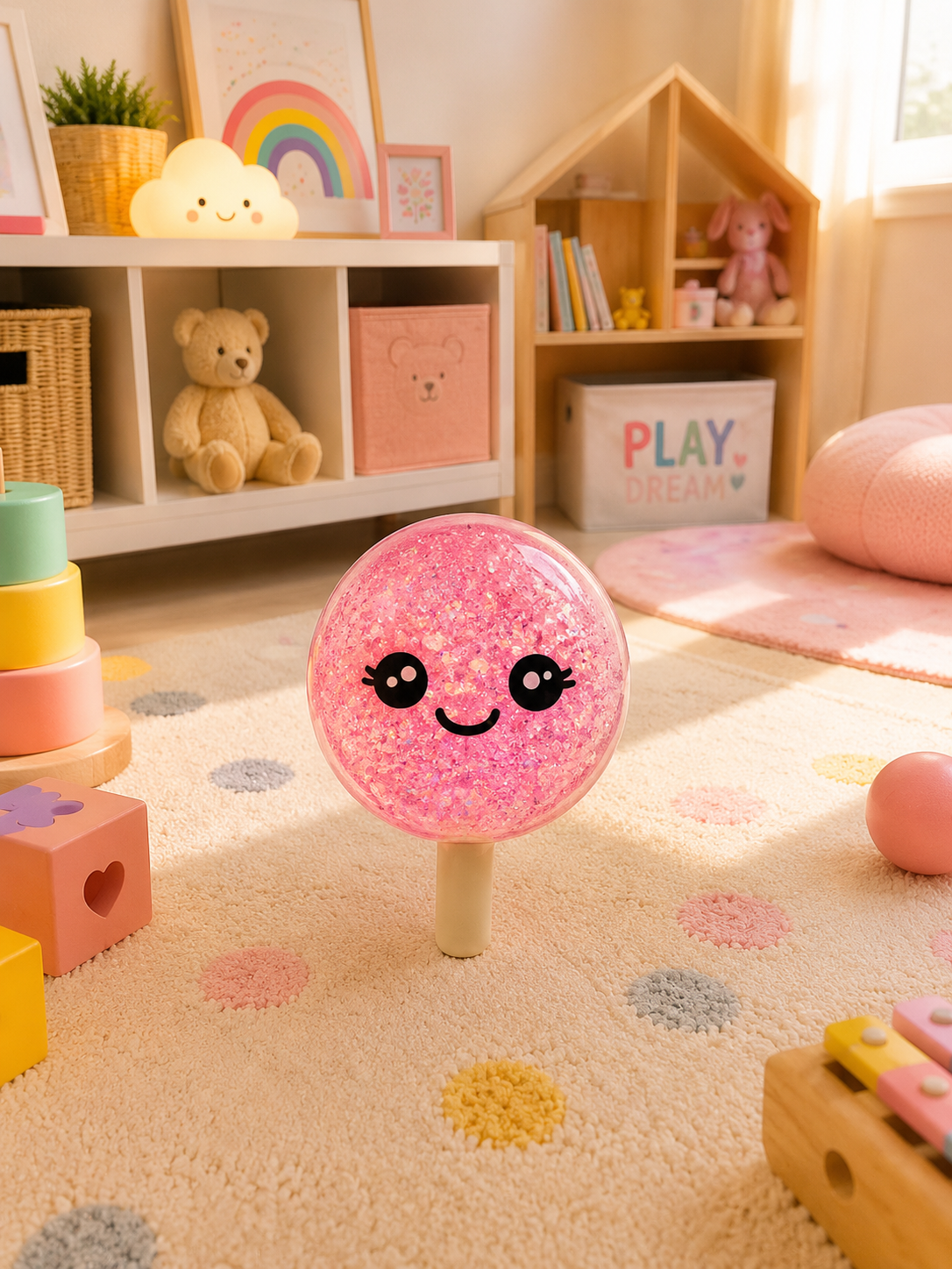 Pink Round Lollipop