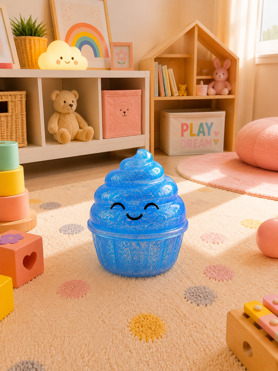 Blue Cupcake Squishy
