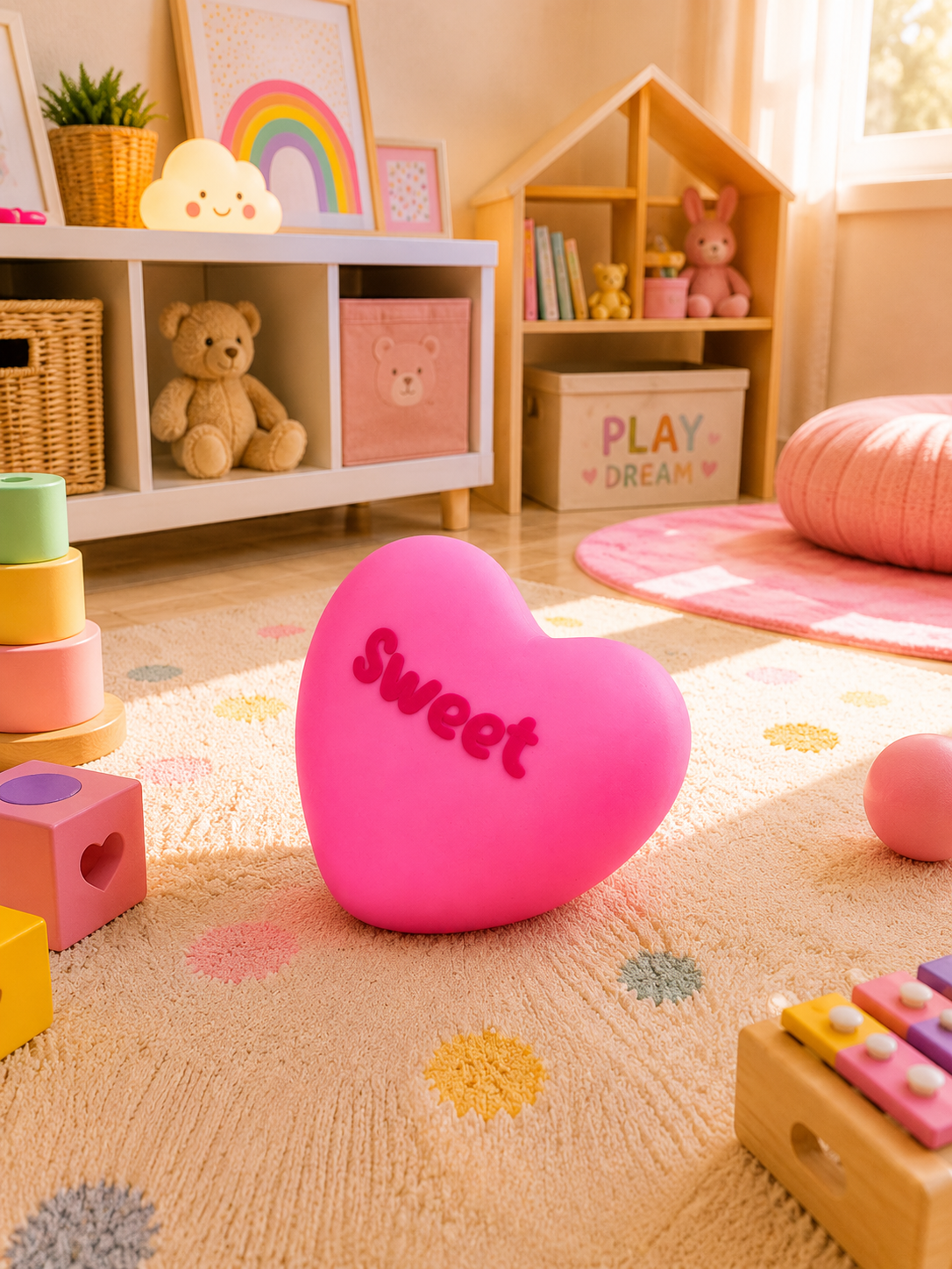 Jumbo Heart "Sweet" Squishy
